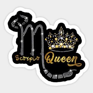 Scorpio Queen Sticker